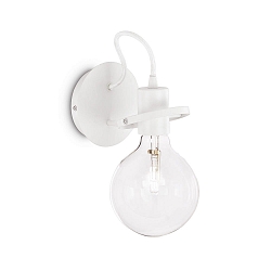 Luminaria de pared RADIO AP1 E27 IP20, blanco