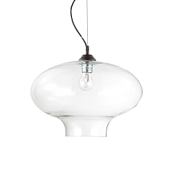 Luminaria colgante BISTRO SP1 ROUND E27 IP20, transparente