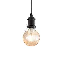 Luminaria colgante FRIDA E27 IP20, negro