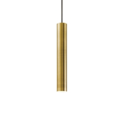 Luminaria colgante LOOK SP1 D06 abajo, de 1 llama GU10 IP20, lat�n antiguo, bru�ido 