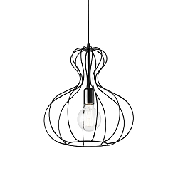 Luminaria colgante AMPOLLA 1 ajustable E27 IP20