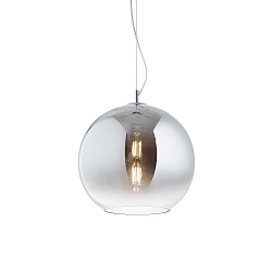 Luminaria colgante NEMO E27 IP20, cromo, claro