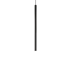 Luminaria colgante ULTRATHIN ROUND IP20, negro mate 