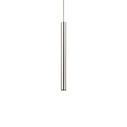 Luminaria colgante ULTRATHIN ROUND IP20, cromo, pulido 