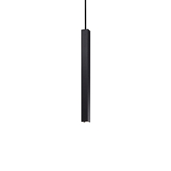 LED pendant luminaire ULTRATHIN SQUARE, lenght 40cm / 3 x 3cm, 11.5W 3000K 1000lm, matt black