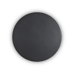Luminaria de pared COVER ROUND indirecta IP20, �palo, negro, con recubrimiento de polvo
