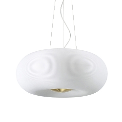 Luminaria colgante ARIZONA de 5 llamas GX53 IP20, blanco, lat�n satinado