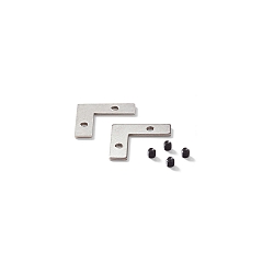 Parte de conexi�n SLOT RECESSED, metal, negro