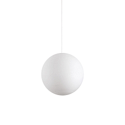 Luminaria colgante CARTA SP1 medio E27 IP20, blanco, blanco mate