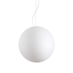 Luminaria colgante CARTA SP1 grande E27 IP20, blanco, blanco mate