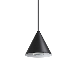 Luminaria colgante A-LINE peque�o GU10 IP20, negro mate, con recubrimiento de polvo