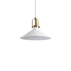 Luminaria colgante ERIS-3 E27 IP20, dorado mate, negro