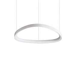 Luminaria colgante GEMINI 610 redondo, ajustable IP20, blanco