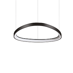 Luminaria colgante GEMINI 610 redondo, ajustable IP20, negro