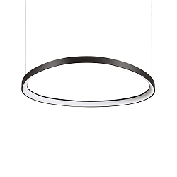 Luminaria colgante GEMINI 810 redondo, ajustable IP20, negro