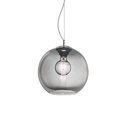 Luminaria colgante NEMO E27 IP20, color humo