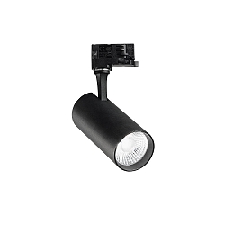 Foco trif�sico FOX 25W BIG / ON-OFF 830 ajustable, on/off IP20, negro mate 