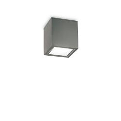 Luminaria de techo para exteriores TECHO cuadrado GU10 IP54, antracita