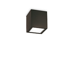 Luminaria de techo para exteriores TECHO cuadrado GU10 IP54, negro