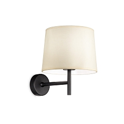 wall luminaire SET UP 1 flame E27 IP20, black