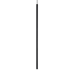 pendant luminaire FILO 1 flame, adjustable IP20, black