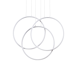 Luminaria colgante FRAME ajustable IP20, blanco