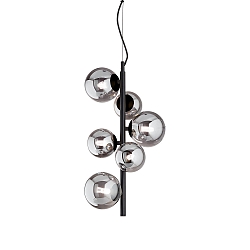 Pendant luminaire PERLAGE, VERTIKAL, 10-flame, incl. 10x LED G9 3W 3000K