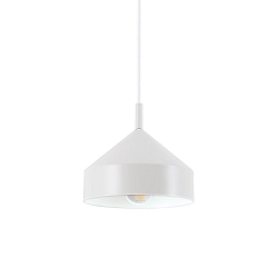 pendant luminaire YURTA 210 adjustable E27 IP20, white