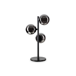 Luminaria de mesa PERLAGE TL3 de 3 llamas G9 IP20, negro
