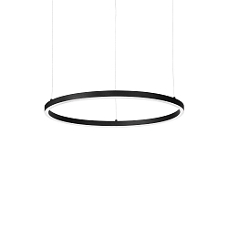 Luminaria colgante ORACLE SLIM SP LED redondo, controlable por DALI IP20, negro regulable