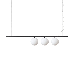 Luminaria colgante PERLINE SP3 de 3 llamas G9 IP20, negro
