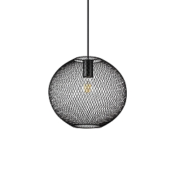 Luminaria colgante NET 2 E27 IP20, negro regulable
