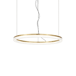 pendant luminaire CROWN 60 IP20, brass 