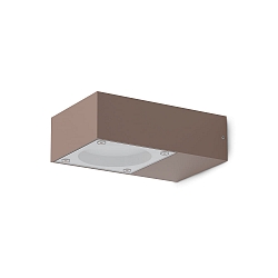 Luminaria de pared para exteriores SIRIO GX53 IP65, marr�n caf� 