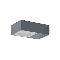 Luminaria de pared para exteriores SIRIO GX53 IP65, antracita 