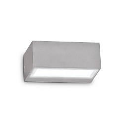 Luminaria de pared para exteriores TWIN UP/DOWN G9 IP44, gris regulable