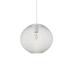 Luminaria colgante NET 2 E27 IP20, blanco regulable