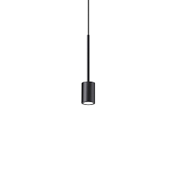 Luminaria colgante ARCHIMEDE cil�ndrico IP20, negro 