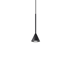 Luminaria colgante ARCHIMEDE c�nico IP20, negro 
