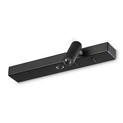Luminaria de pared BONNE NUIT-2 con interruptor IP20, negro 