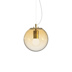 pendant luminaire MAPA CLEAR SP1 �20cm 1 flame E27 IP20, amber 