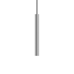 Luminaria colgante LOOK SP1 D04 abajo, de 1 llama GU10 IP20, cromo 