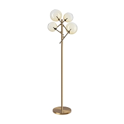 floor lamp EQUINOXE 4 flames G4 IP20, amber 