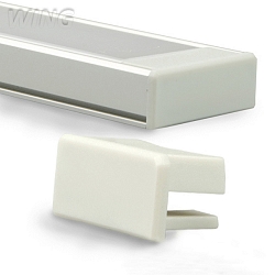 Accessory for profile WING20 SMALL - with flat cover - endcap