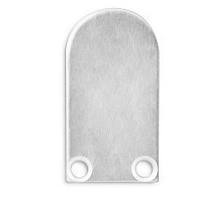 Accessory for SURF12 BORDERLESS with TUNNEL - endcap EC15 Alu (2 pc.), incl. screws