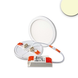 LED downlight Flex 8W, IP52, UGR<19, suitable for offices, DA 5-10cm, not dimmable, white, 8W 3000K 700lm 120°
