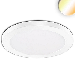 Luminaria de superficie / empotrada Slim Flex IP44, blanco 