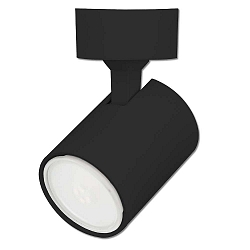 Luminaria de pared y techo giratorio GU10 IP20, negro mate regulable