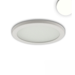 LED downlight Flex 8W, IP52, UGR<19, suitable for offices, ultraflat, DA 5-10cm, dimmable, white, 8W 4000K 600lm 120°