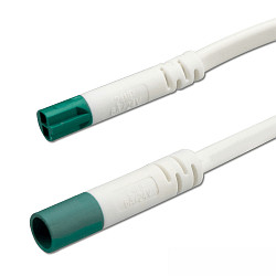 Cable de extensión, verde, blanco